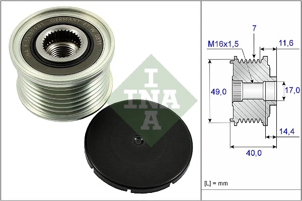 Alternator Freewheel Clutch